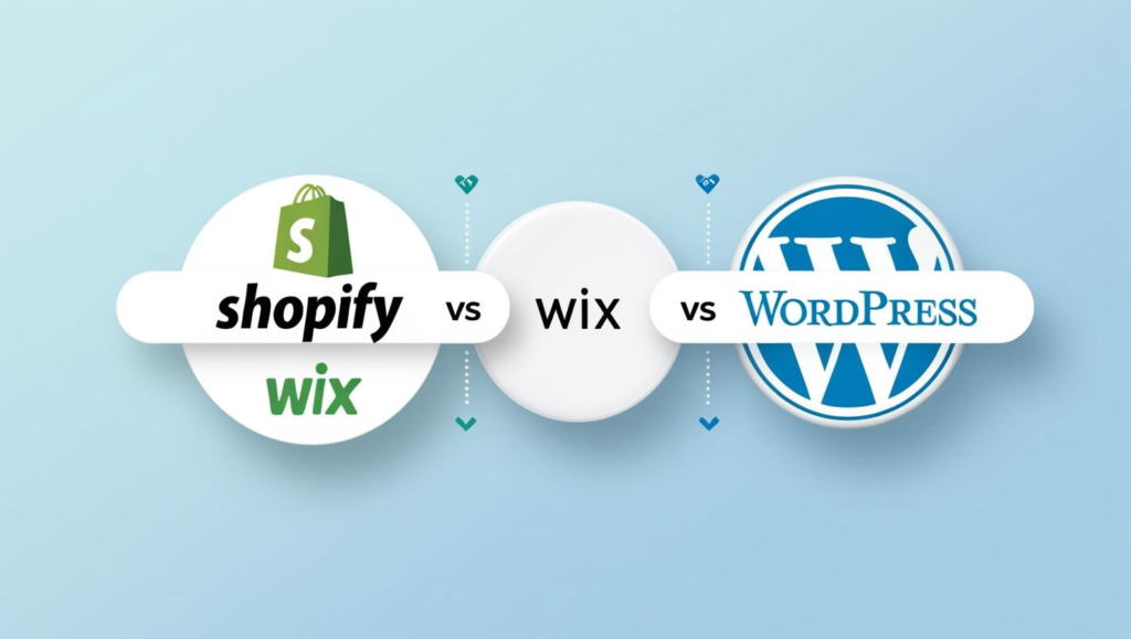 WordPress vs. Wix vs. Shopify